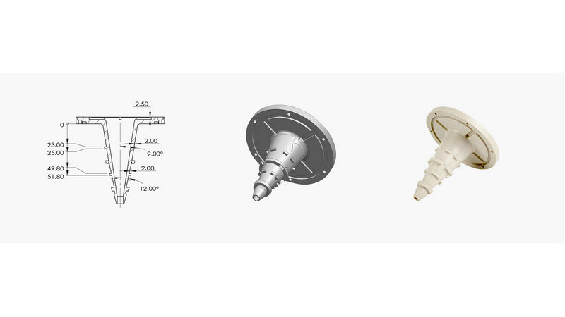 PEEK Parts Customized with Drawing